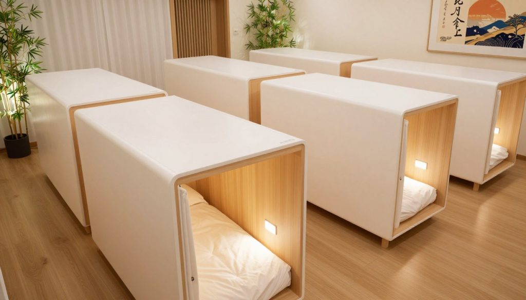 capsule hotel in japan