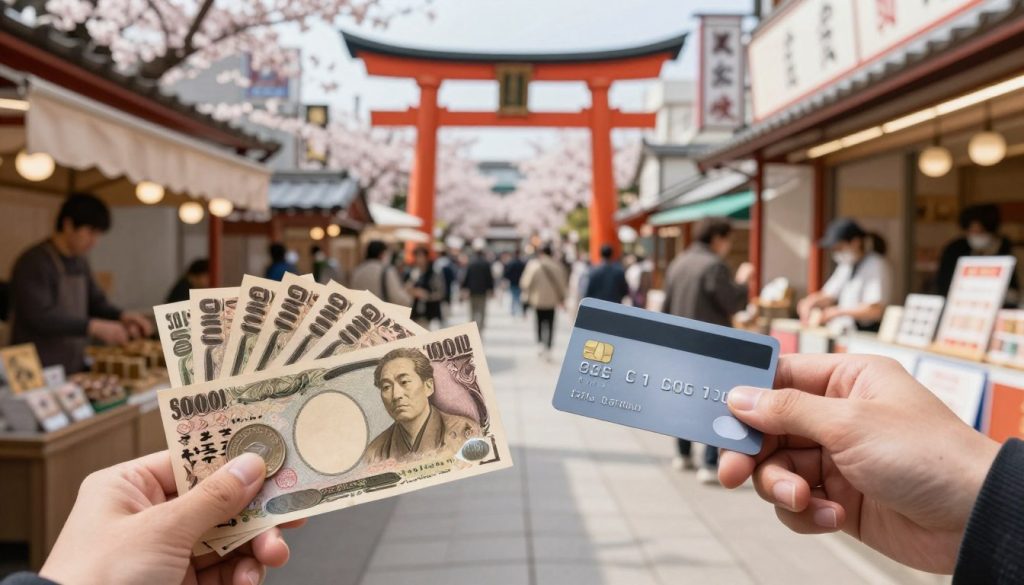 cash vs card in japan