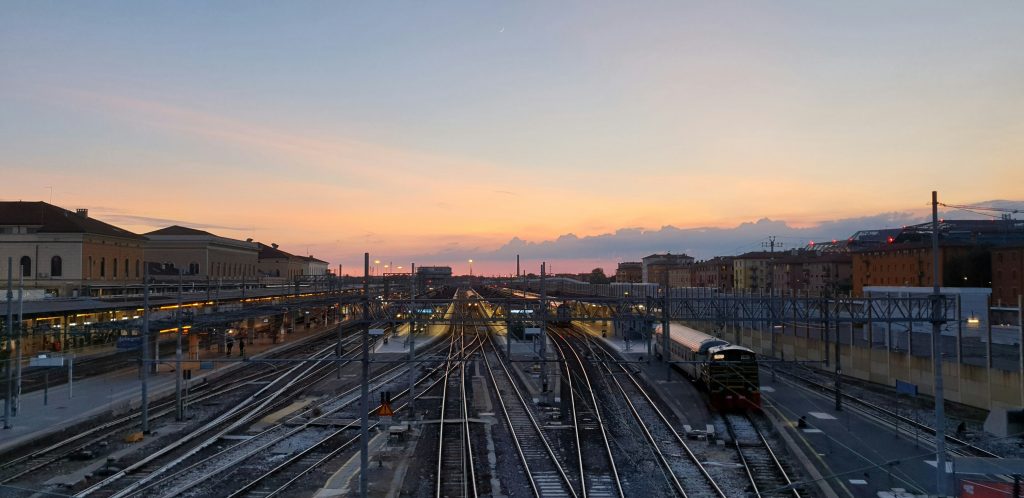 black train on train station
