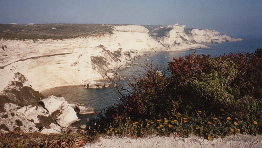 The cliffs of Bonifacio, Corsica
