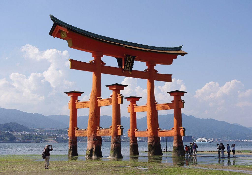 The floating torii of Miyajima