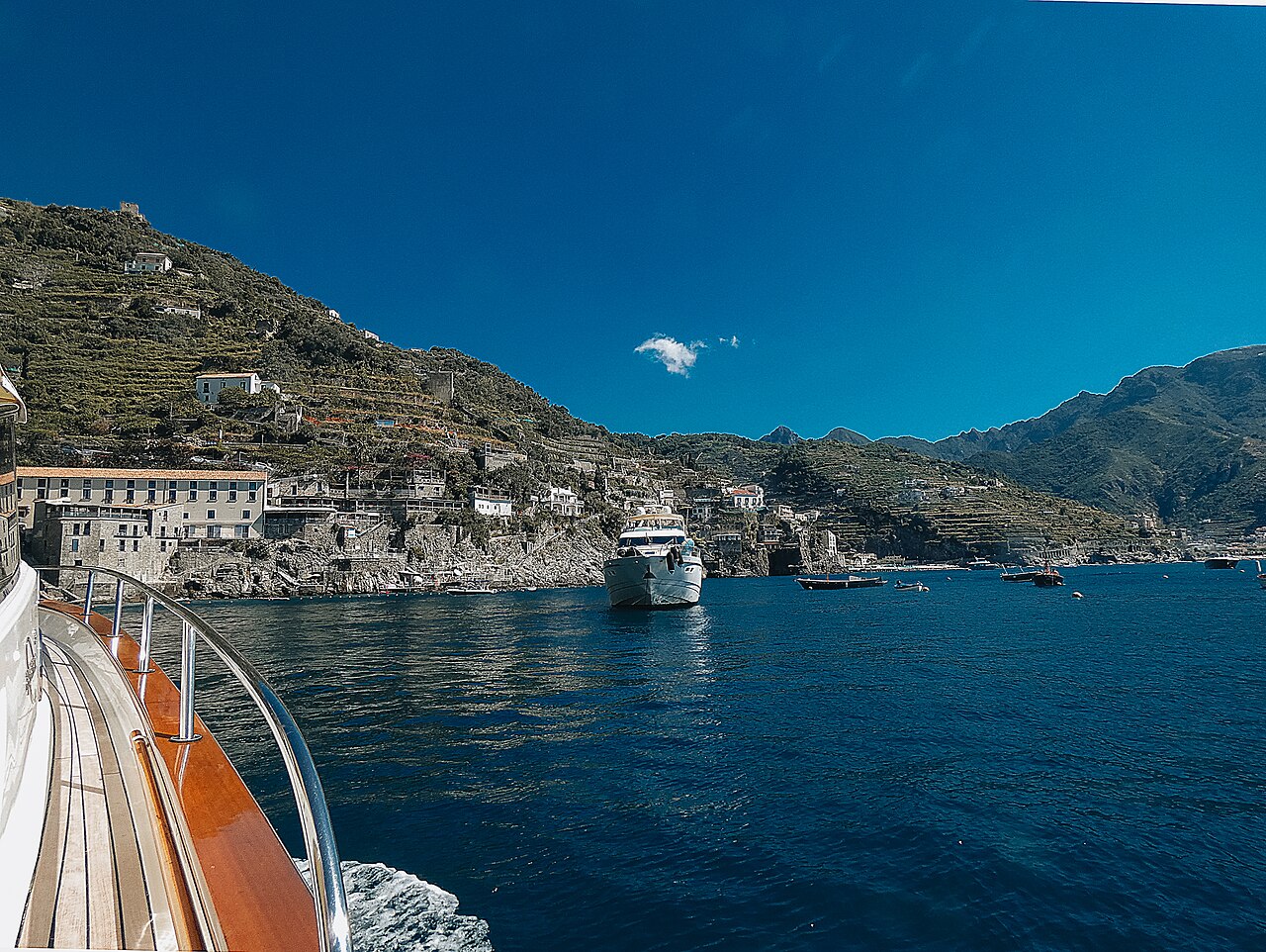 The Amalfi Coast in summer