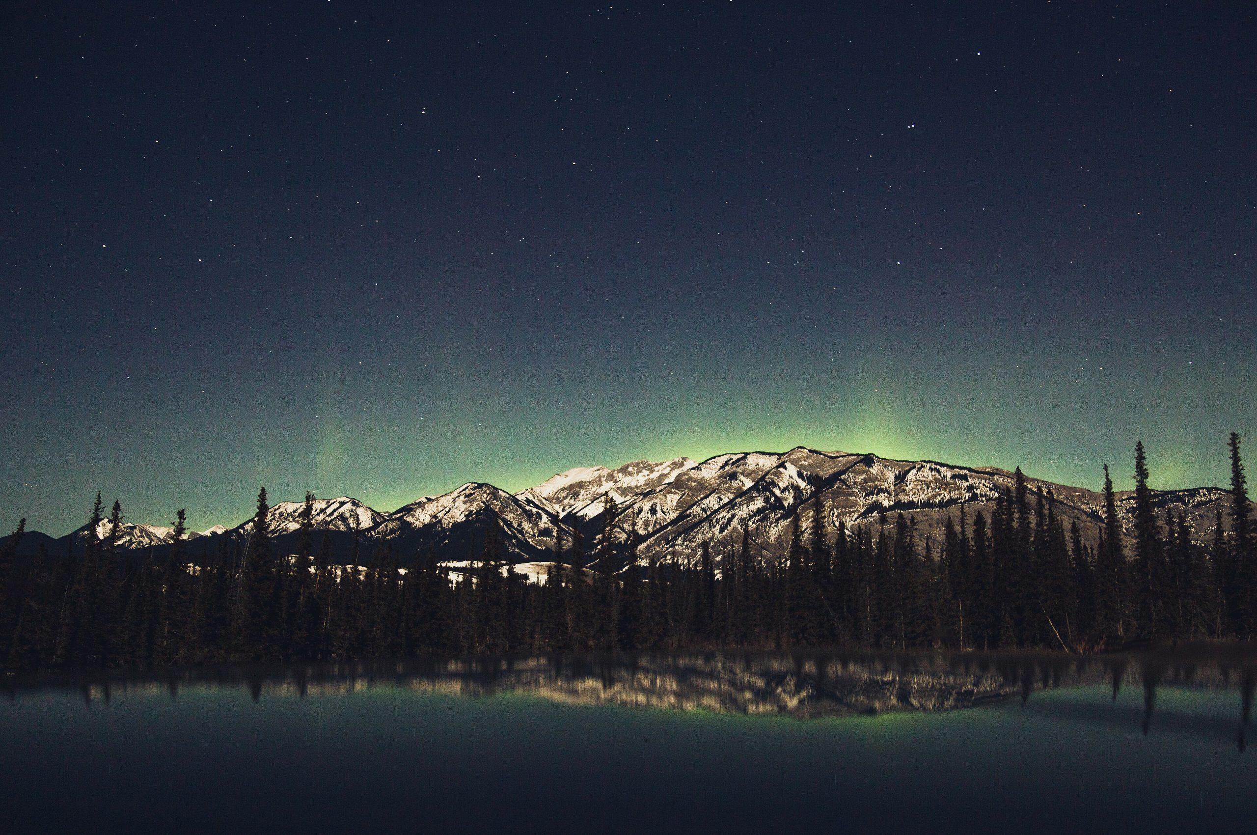 The northern lights (aurora borealis) over Canada