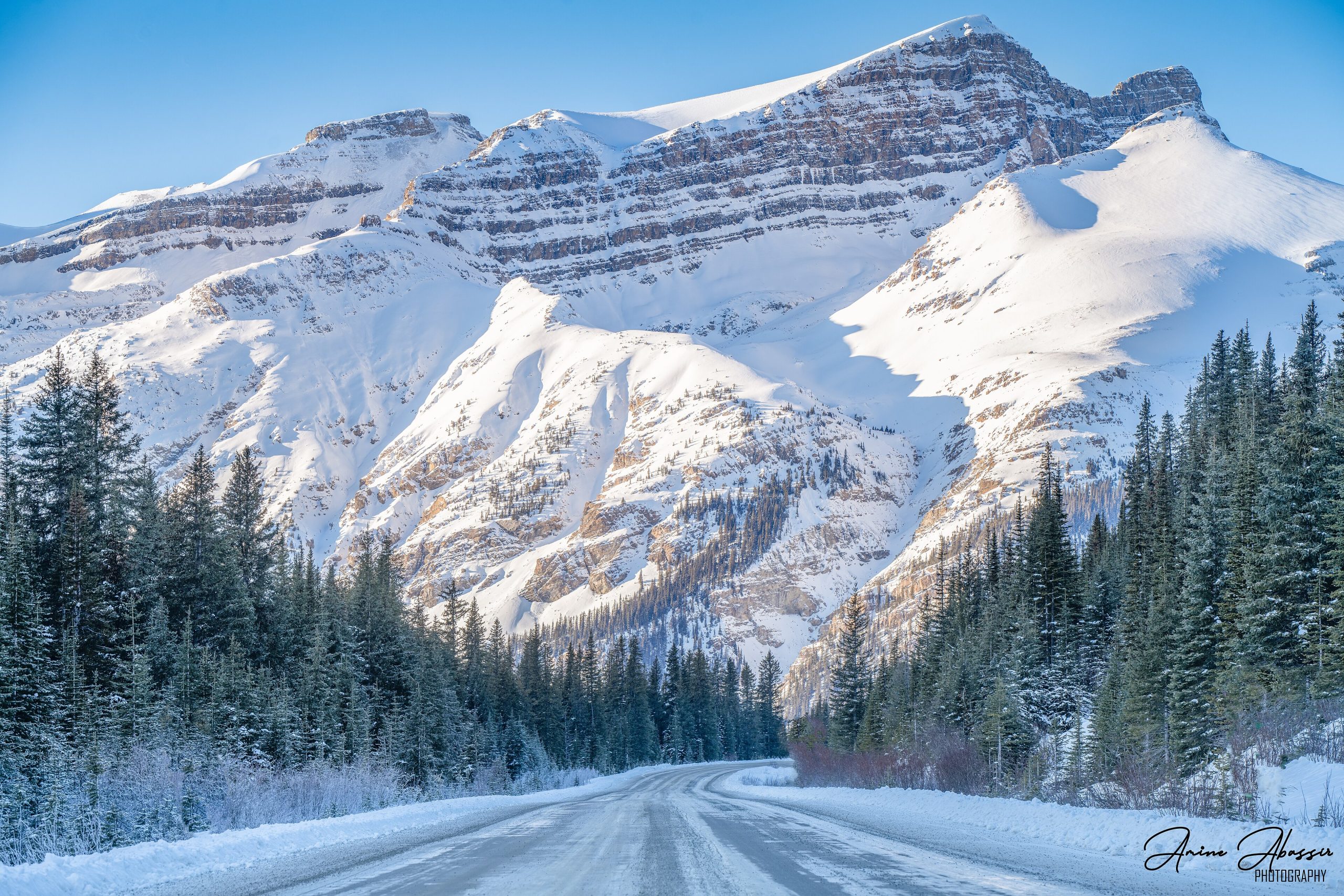 Winter and skiing in the Canadian mountains