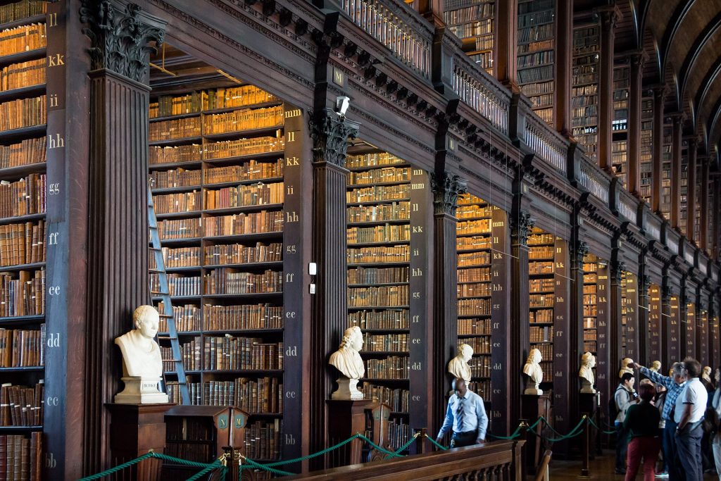 The Long Room of Trinity College Library, Dublin