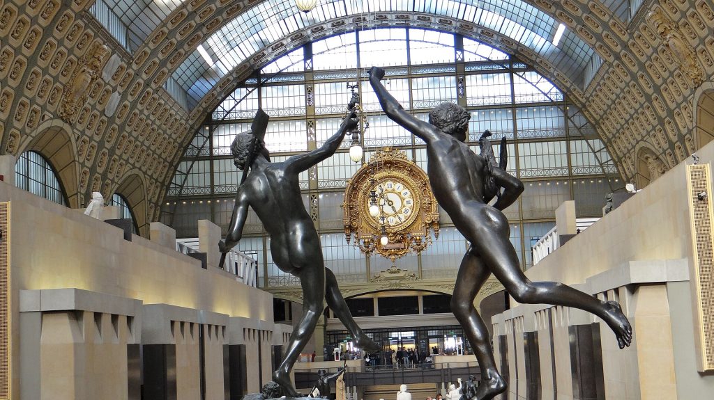 Inside the Musee d'Orsay, Paris