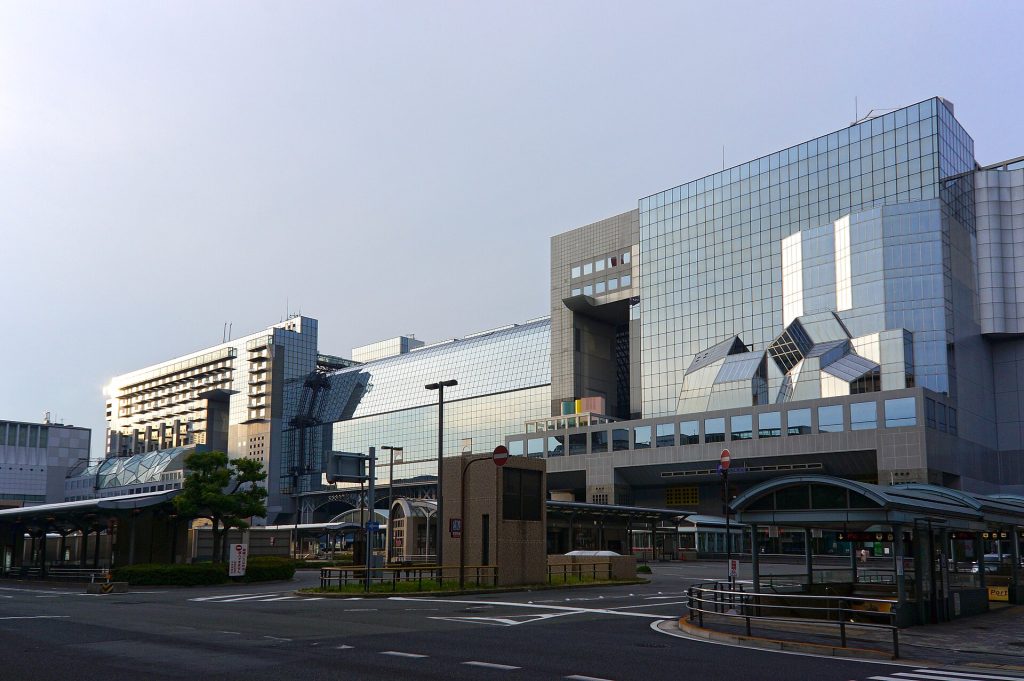 Kyoto Station's modern atrium