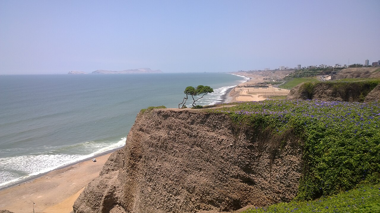 The Miraflores coastline, Lima
