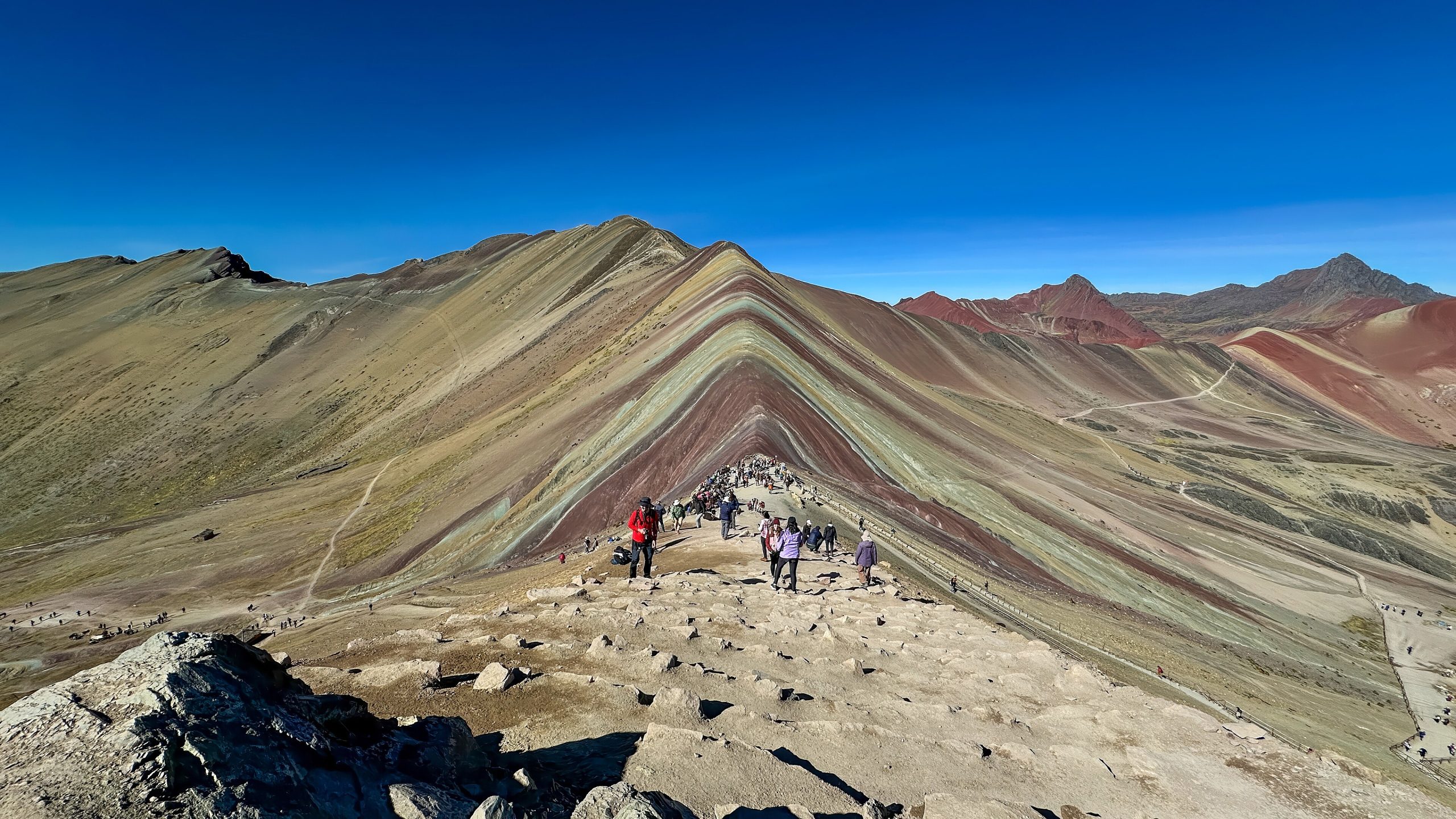 Rainbow Mountain (Vinicunca) in Peru's dry season