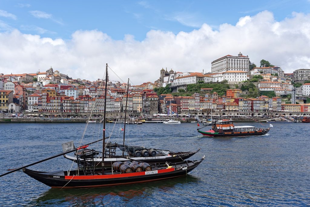 Porto's Ribeira waterfront on the Douro