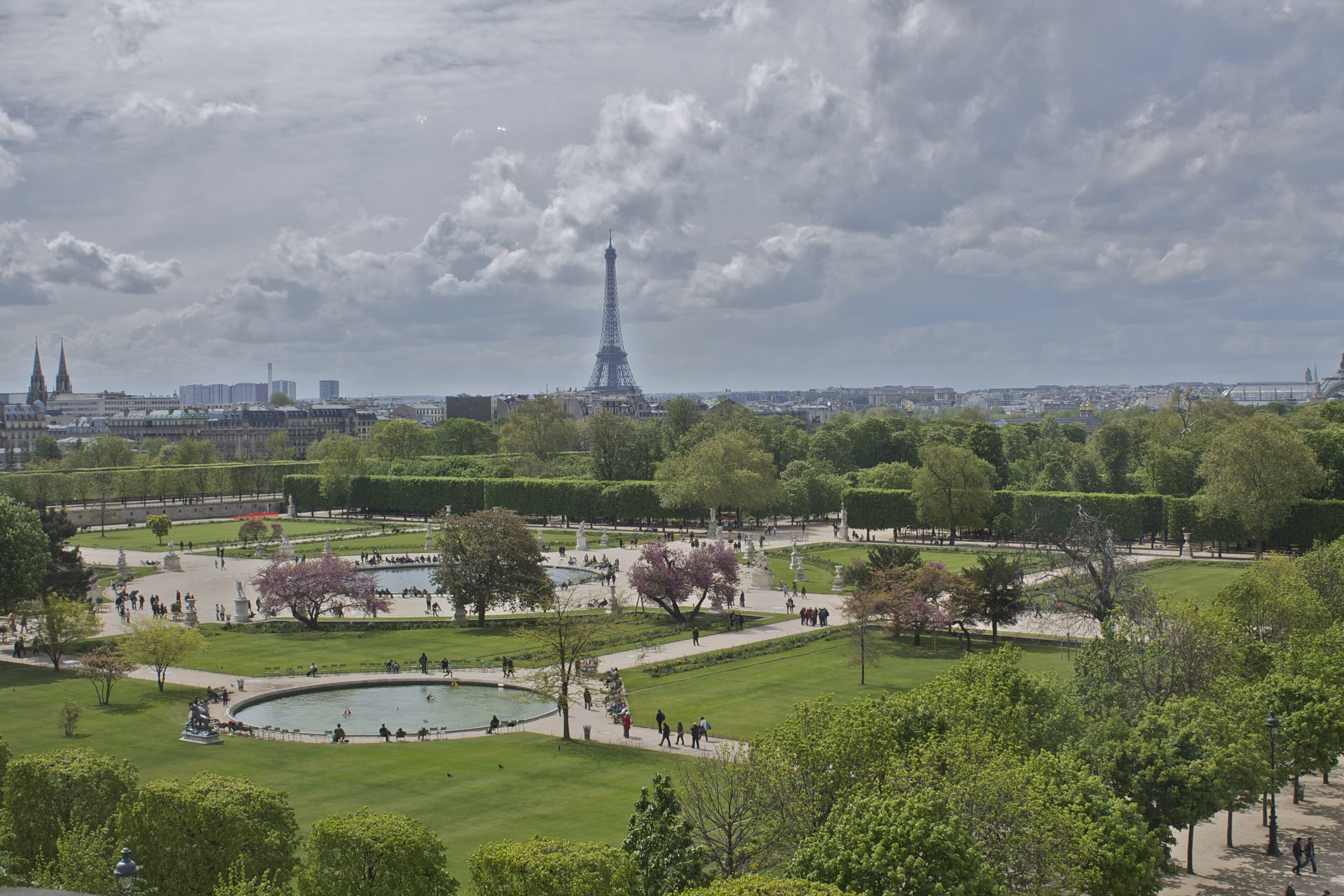 The Eiffel Tower in spring, Paris