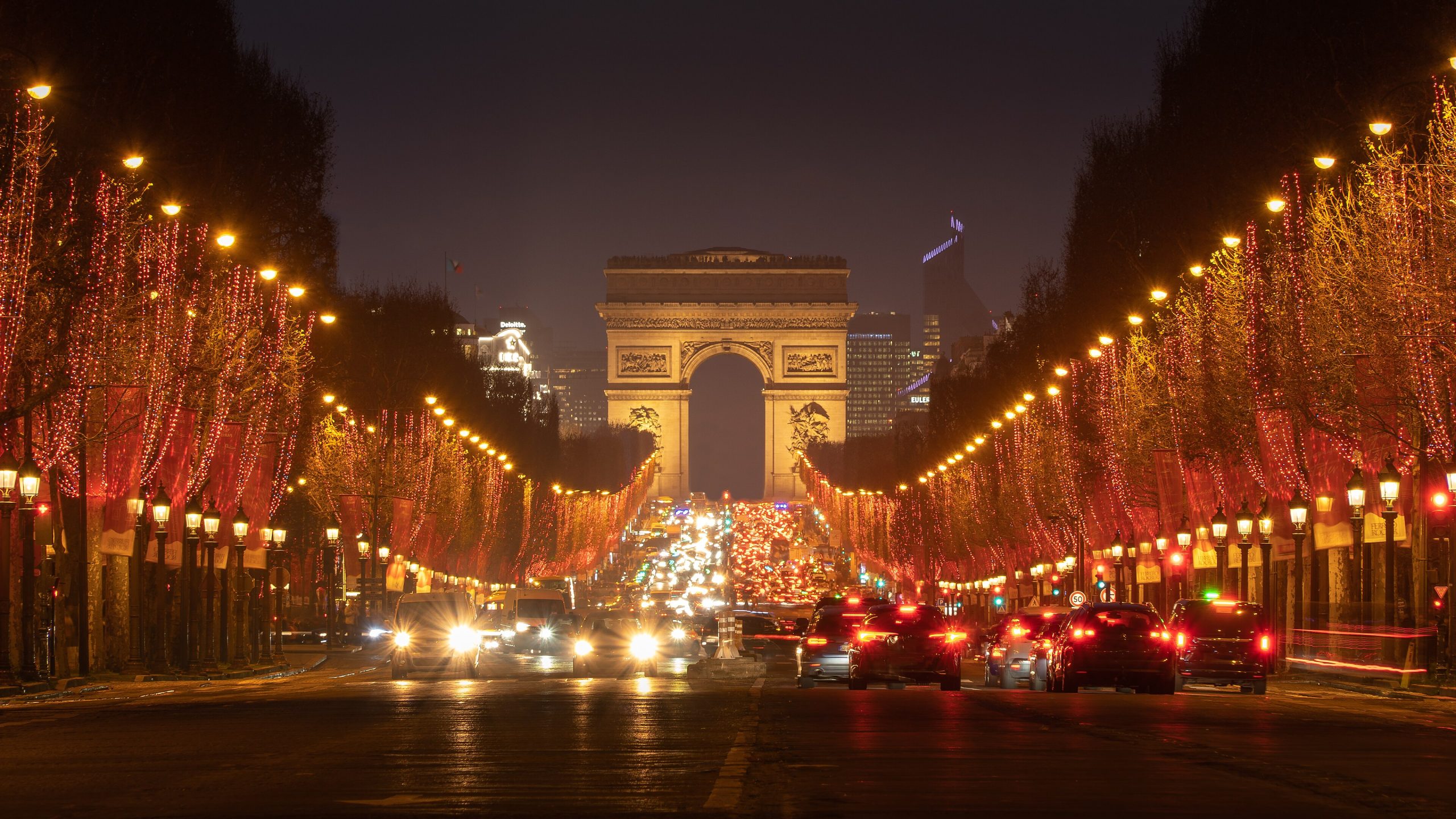 Paris illuminated for Christmas