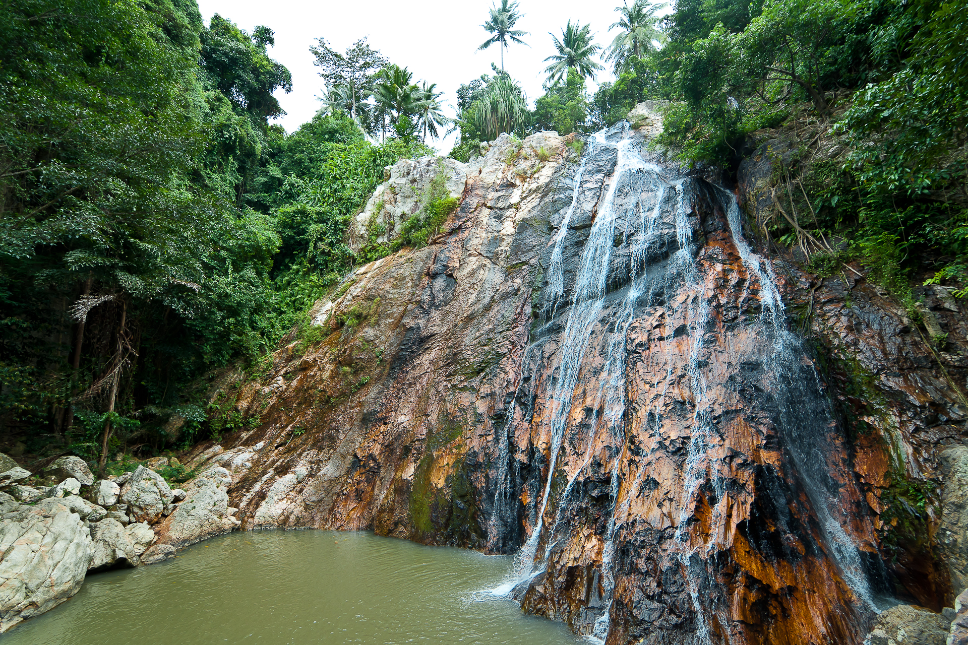 Na Muang waterfall on Koh Samui