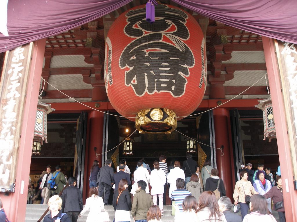Senso-ji temple in Asakusa, Tokyo