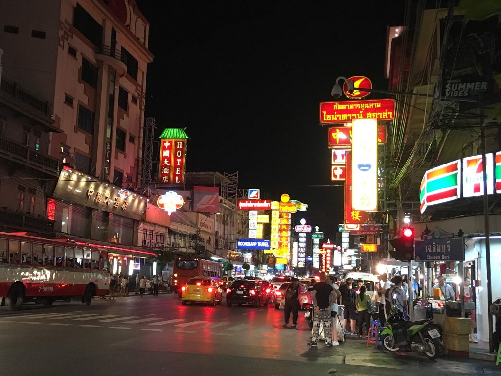 Street food on Yaowarat Road, Bangkok