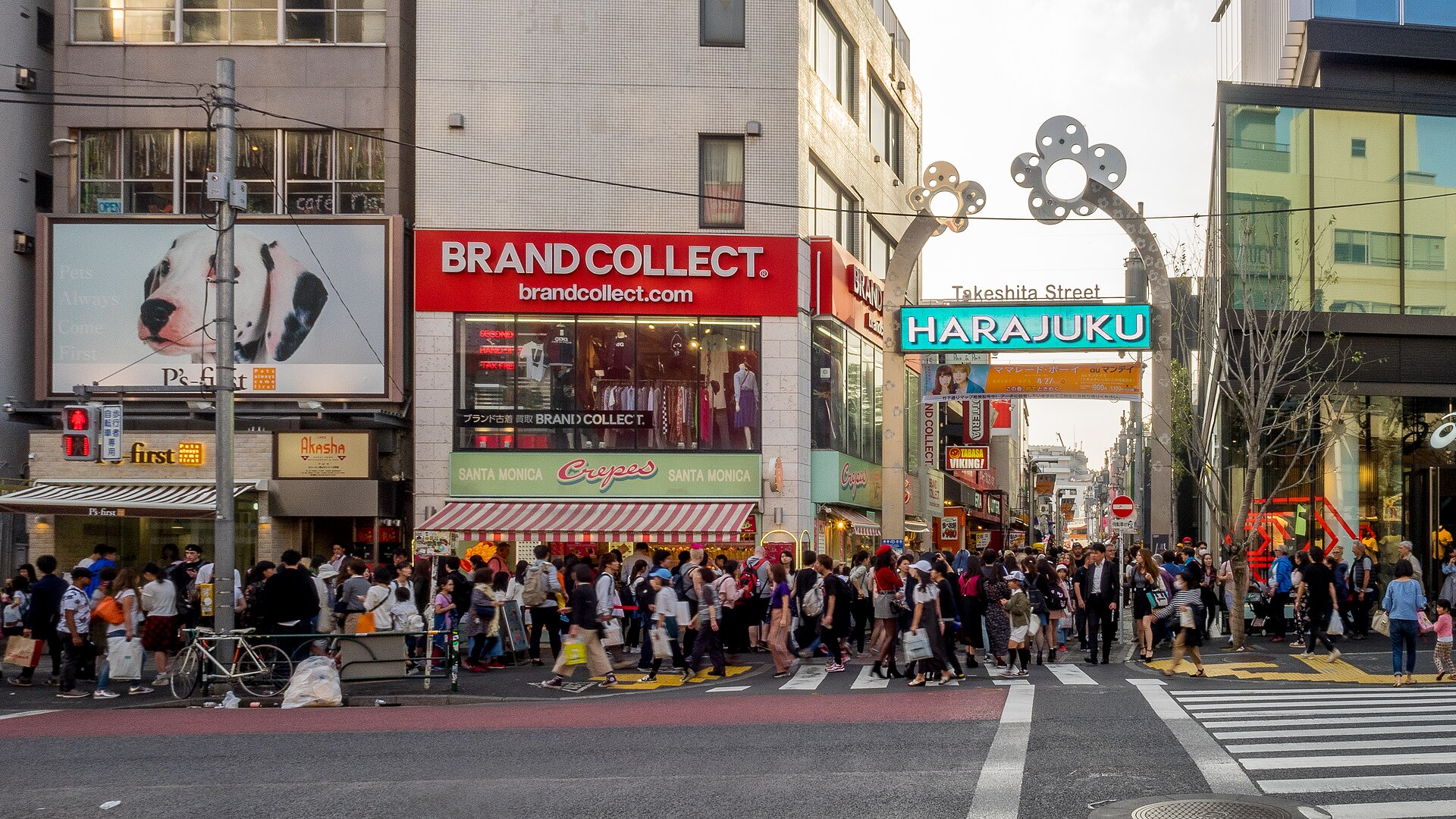 Takeshita Street in Harajuku, Tokyo