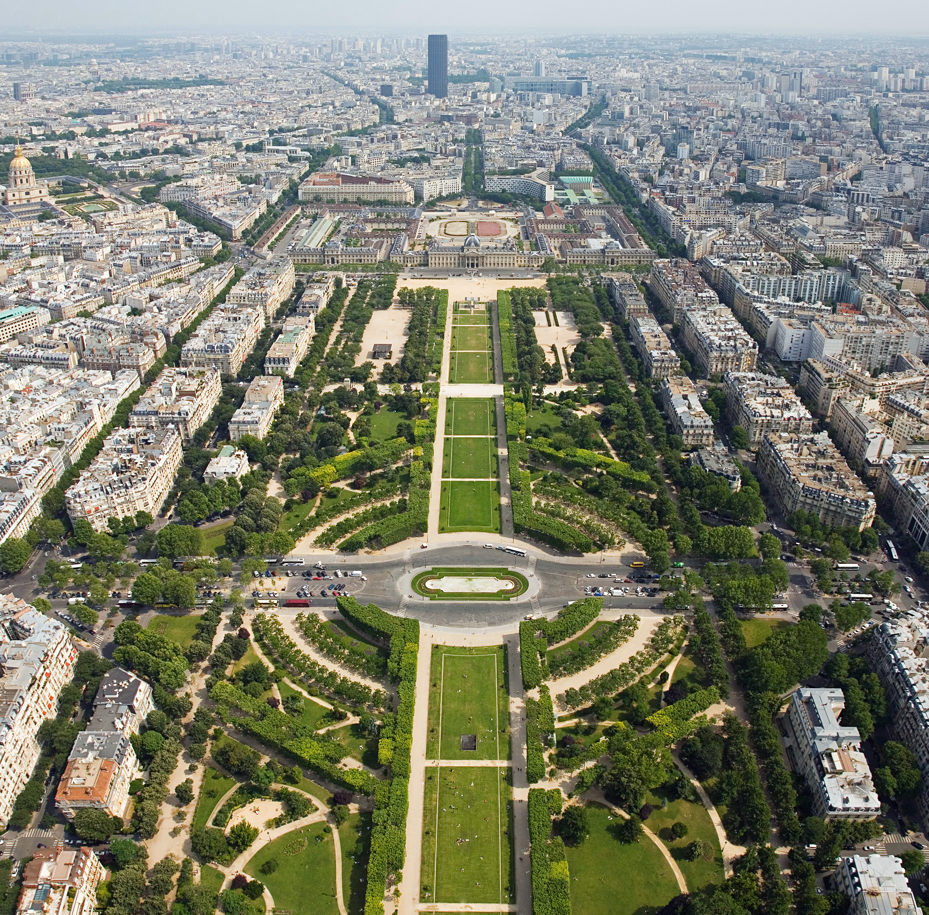 The Eiffel Tower over the Seine