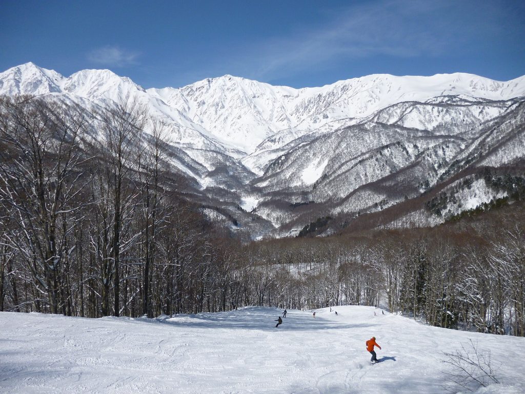 The Hakuba Valley in ski season