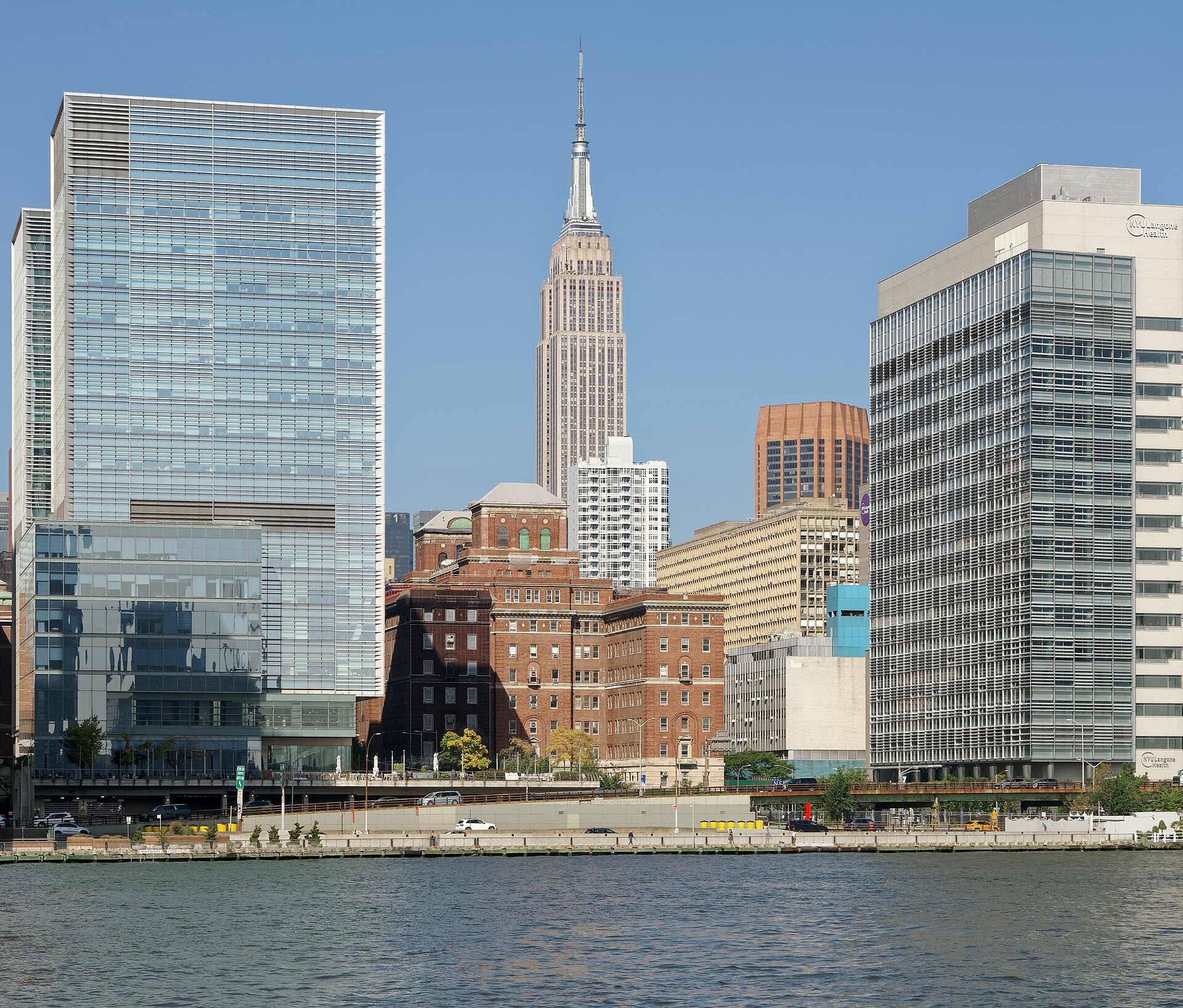 The Manhattan skyline
