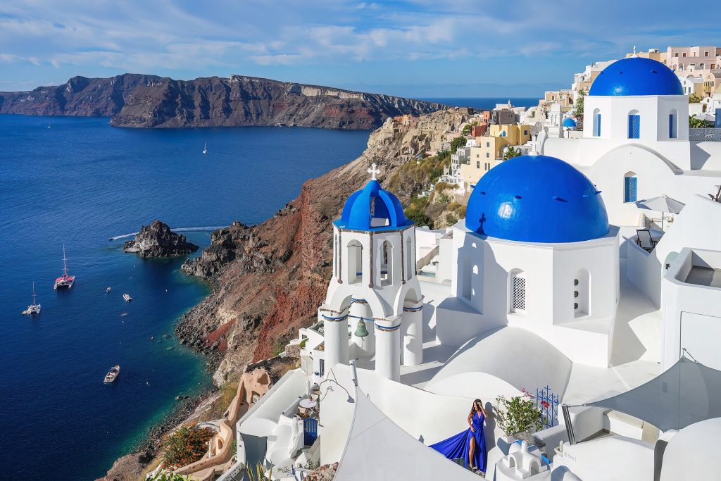 The Santorini caldera