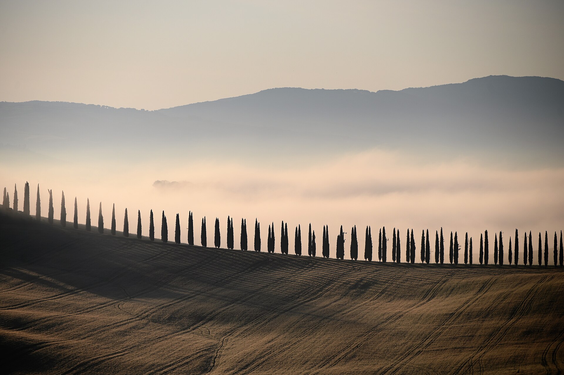 The Val d'Orcia, Tuscany