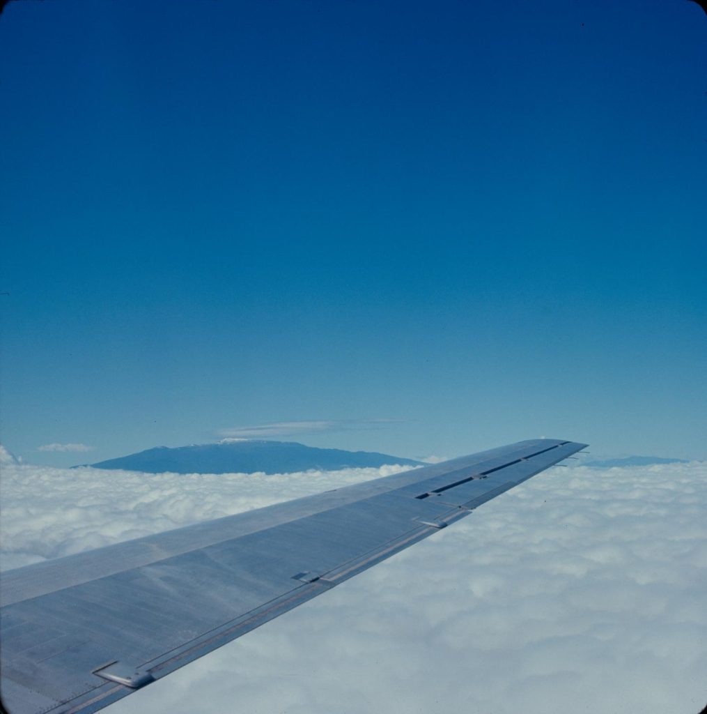 The view from an airplane window