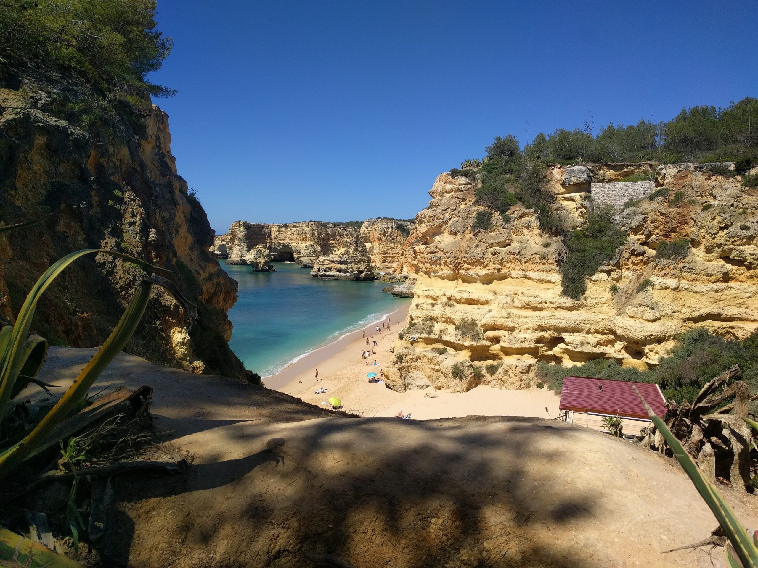 Praia da Marinha, central Algarve