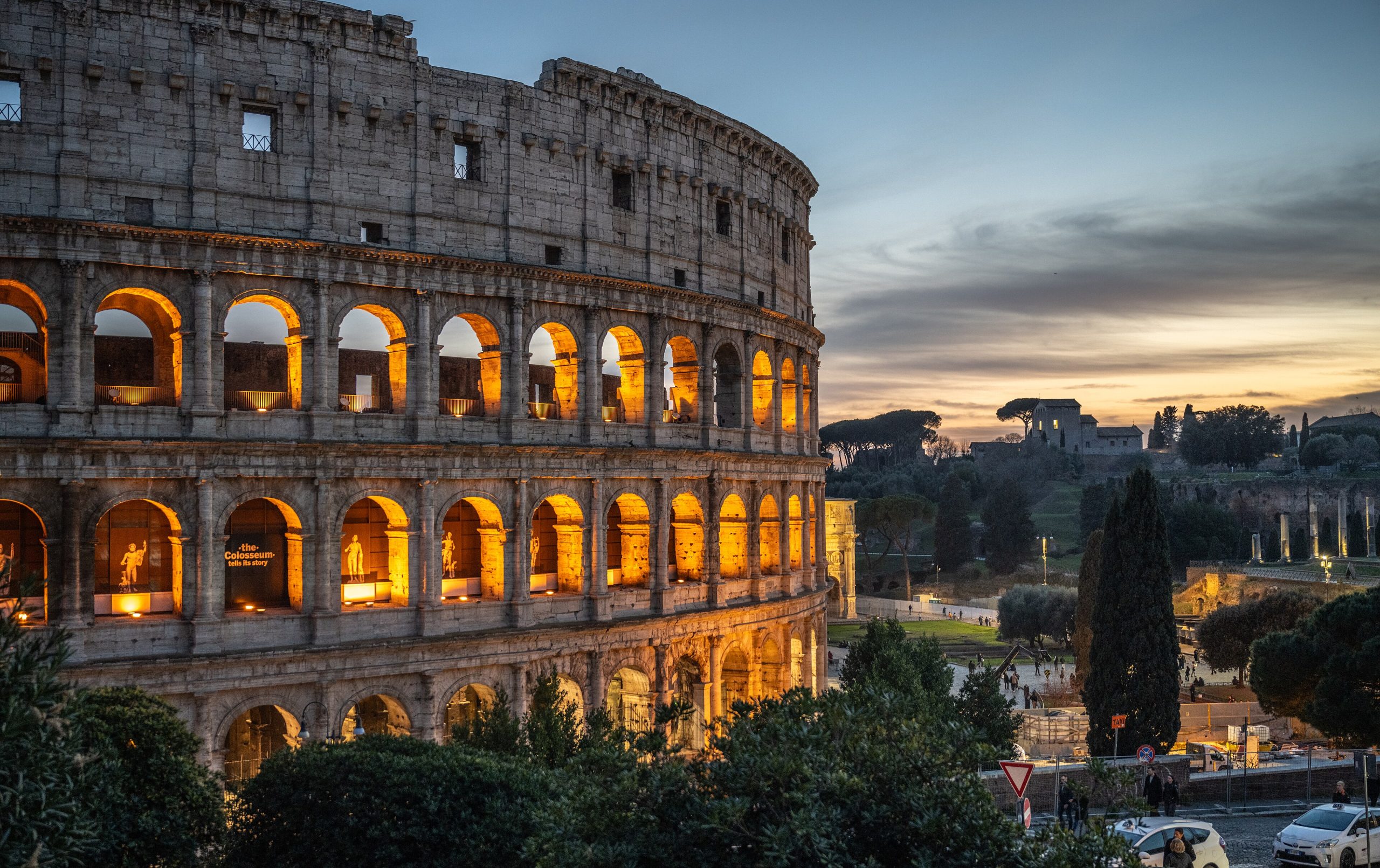 The Colosseum in Rome, Italy