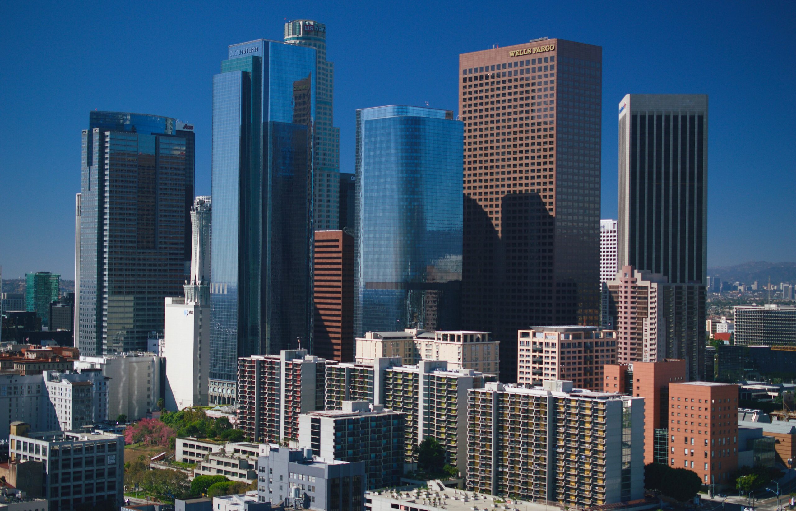 The Los Angeles skyline