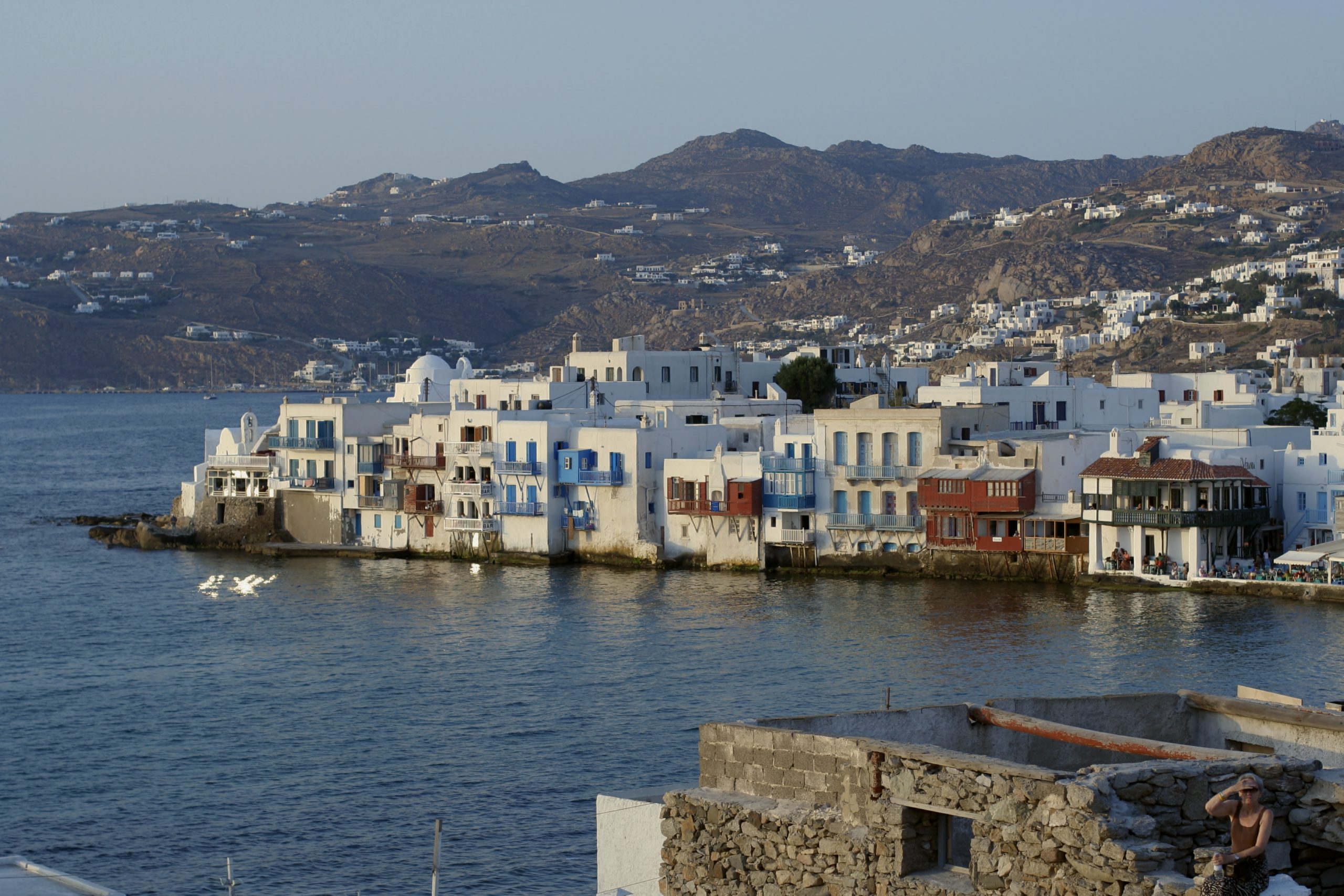 Little Venice in Chora of Mykonos