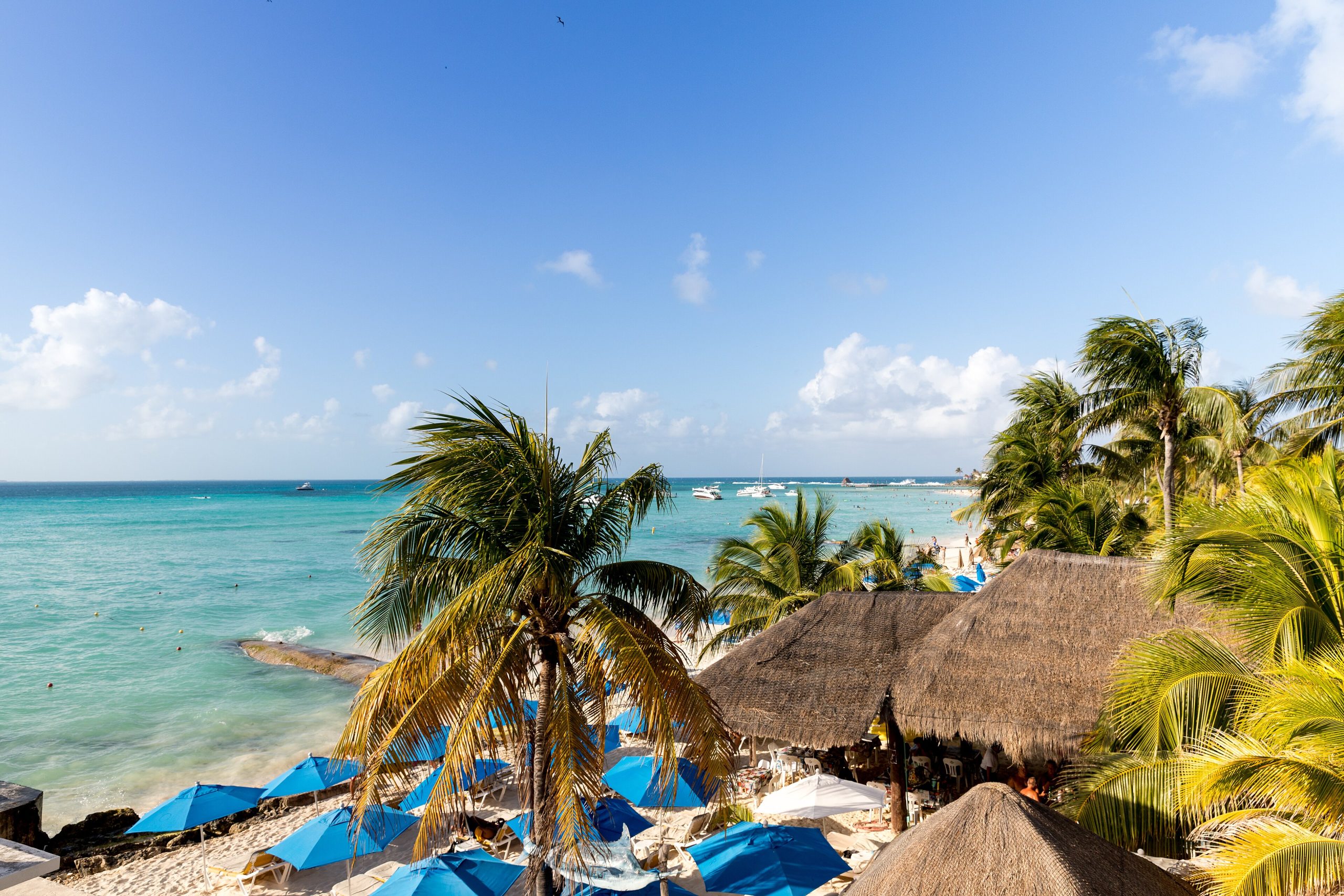 Beach of Isla Mujeres Mexico