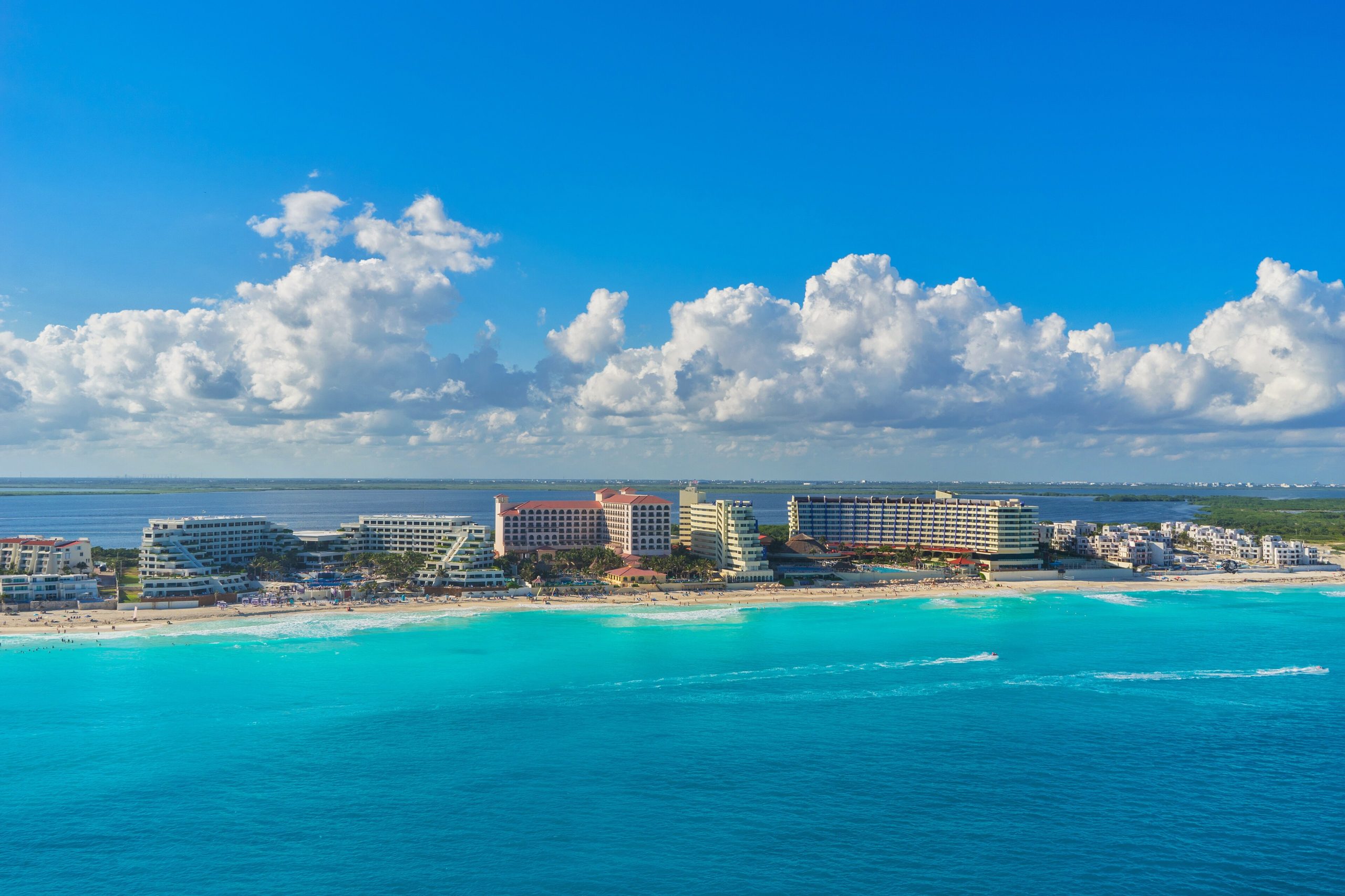 Skyline cancun mexico