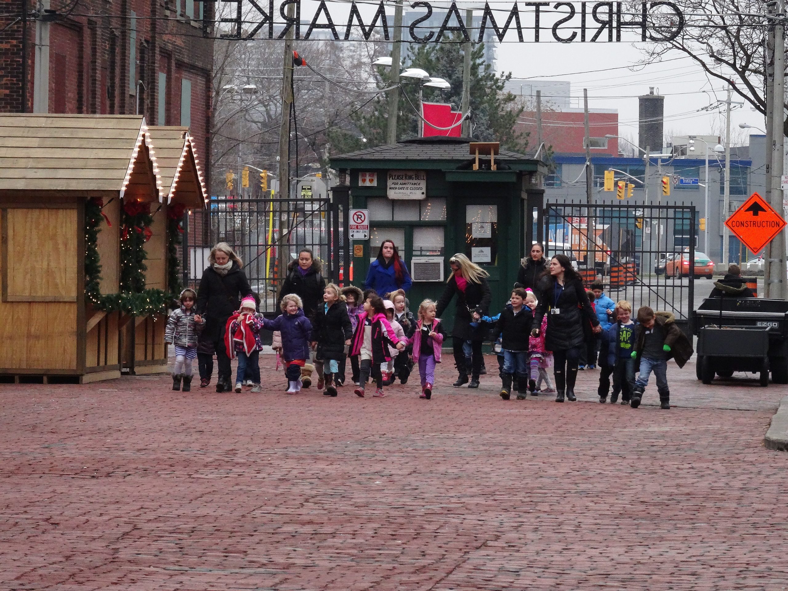 The historic Distillery District in Toronto